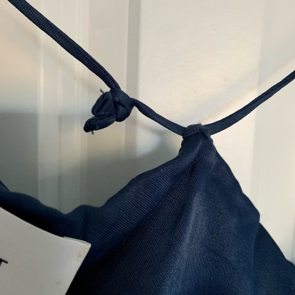 Just Female silky feeling blue top size XS - Picture 7 of 10